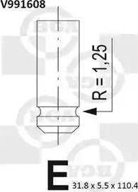 BGA V991608 Soupape d'émission