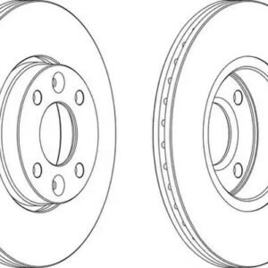 DENCKERMANN B130216 Disque de frein