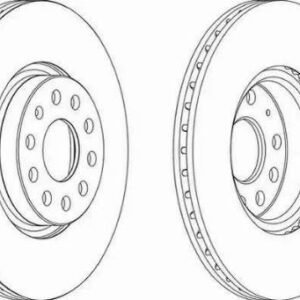 Pagid 8DD355127971 Disque de frein