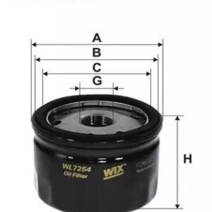 WIX FILTERS WL7254 Filtre à huile