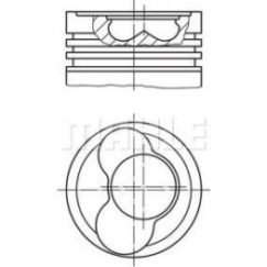 Piston (030 65 00 - MAHLE ORIGINAL)