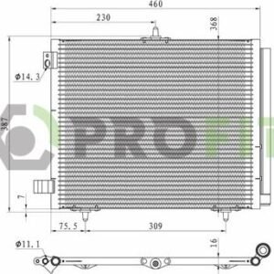 Profit 1770-0080 - Condensateur, climatisation