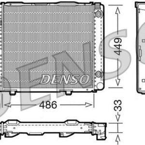 DENSO DRM17067 Radiateur, refroidissement du moteur