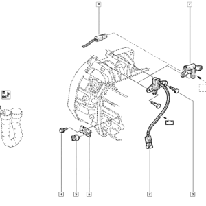 RENAULT 82 00 647 554 - Capteur d'angle, vilebrequin