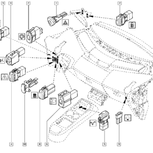 RENAULT 2529 048 89R - SW-WARNING LIGHT