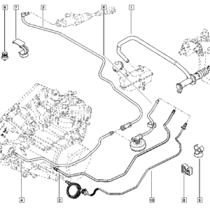 DACIA 308518759R - PIPE-HYD HIGH PRES