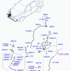 KIA-HYUNDAI 986723J000 - Gicleur d'eau de nettoyage, nettoyage des phares