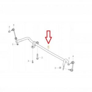 Volvo 31406930 Stabilisateur avant lien, barre anti-roulis