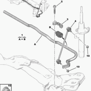PSA 5081 P3 - FRONT ANTI-ROLL BAR