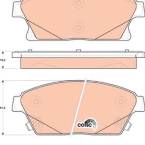 TRW GDB1847 - Kit de plaquettes de frein, frein à disque